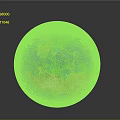 Vibrant Colored Sphere With Glossy Surface And Multicolored Textured Patterns On Dark Background