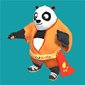 Panda Kung Fu Panda 3d model