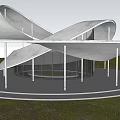 Modern gallery frame Special-shaped gallery frame 3d model