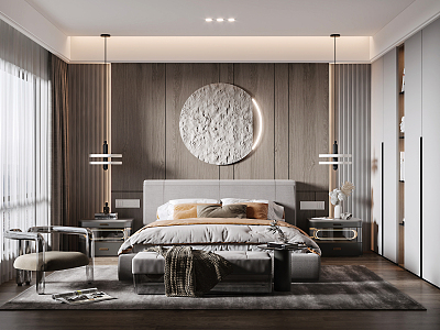 Modern Bedroom 3d model