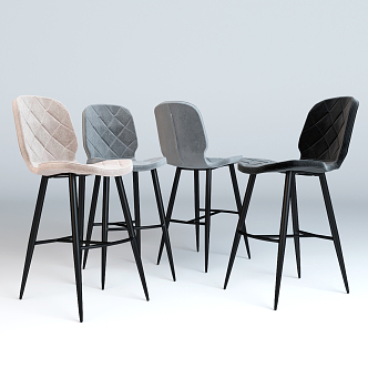 Modern Bar Chair 3d model