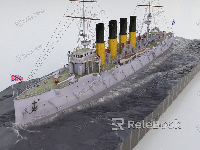 modern warship model