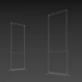 Modern all-in-one vertical touch screen 3d model