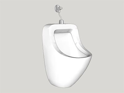 Modern urinal wall mounted urinal 3d model