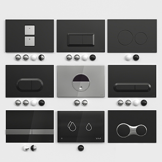 Control panel switch 3d model