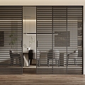 Modern sliding door 3d model