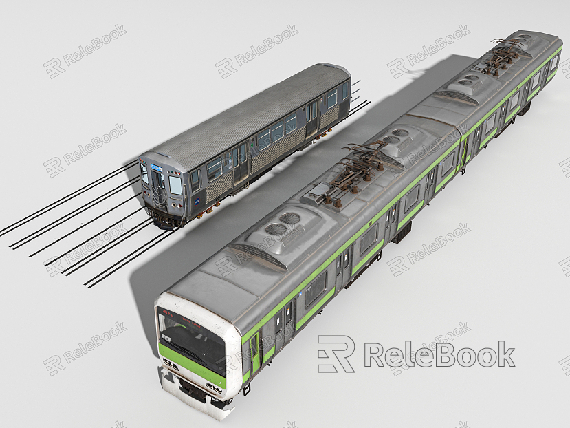 Modern Subway Subway Light Rail model