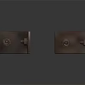 Heavy Duty Metal Brackets With Rustic Texture For Industrial Equipment Installation