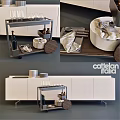 Elegant Modern Double Sofa by Cattelan Italia with Stylish Design and Comfortable Seating