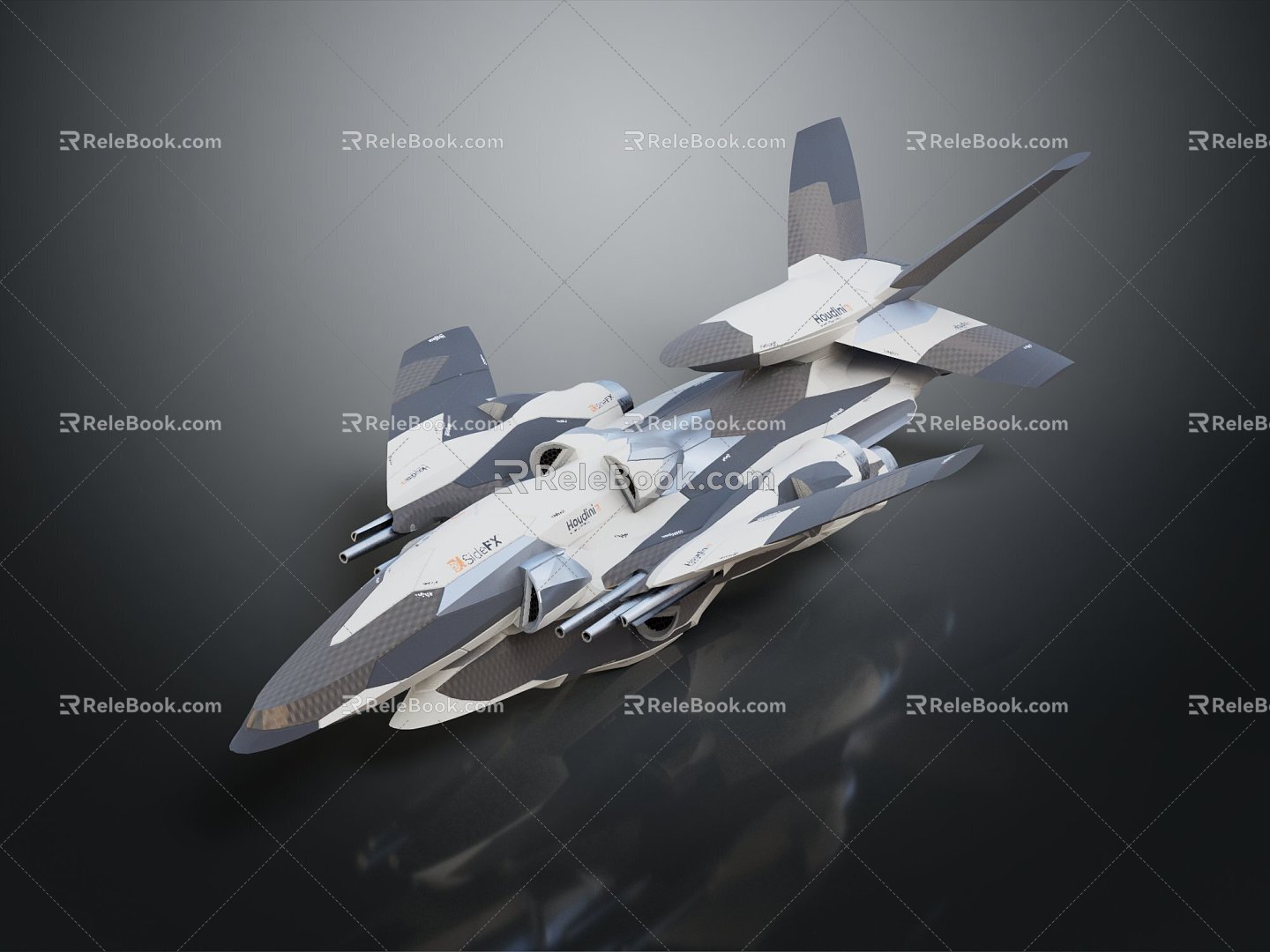 Sci-fi fighter Future fighter Future fighter 3d model