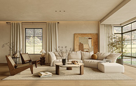 The Silent Living Room 3d model