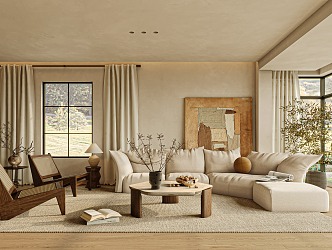 The Silent Living Room 3d model