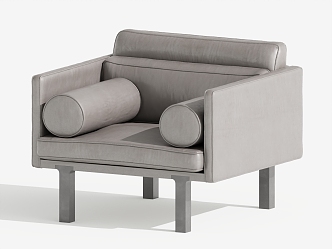 Modern Single Sofa Single Chair Leisure Chair 3d model