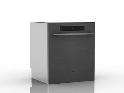 Modern Stainless Steel Kitchen Appliance With Sleek Design And Control Panel 3d model