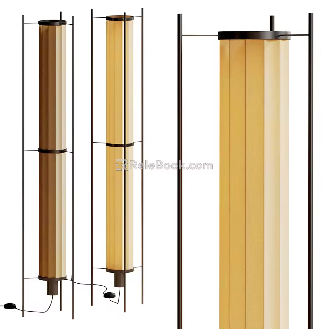 Quiet Wind Floor Lamp 3d model