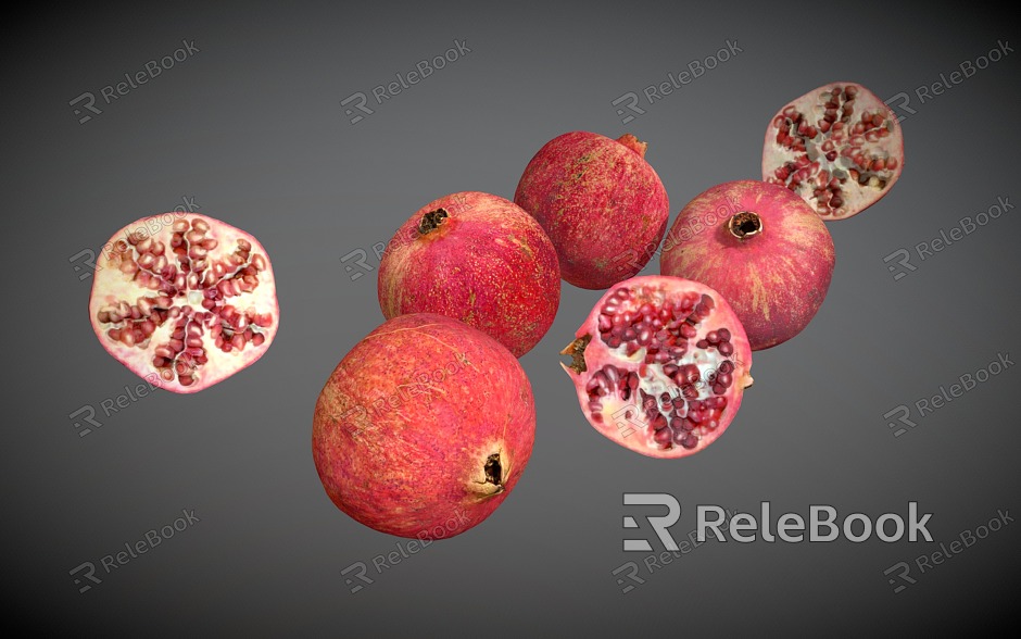 Pomegranate fruit model