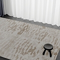 Italian Light Luxury Carpet 3d model