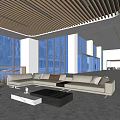 Office Rest Area 3d model