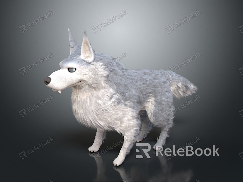 Wolf Cartoon Wolf Animation Wolf Animation Wolf Wolf Big Bad Wolf Wolf Warrior Cartoon Character Cartoon Animal model