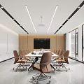 Modern Open Public Office Area With Desks Computers And Plants