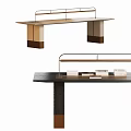 Modern Sales Department Large Board Table Long Table Handmade Table 3d model