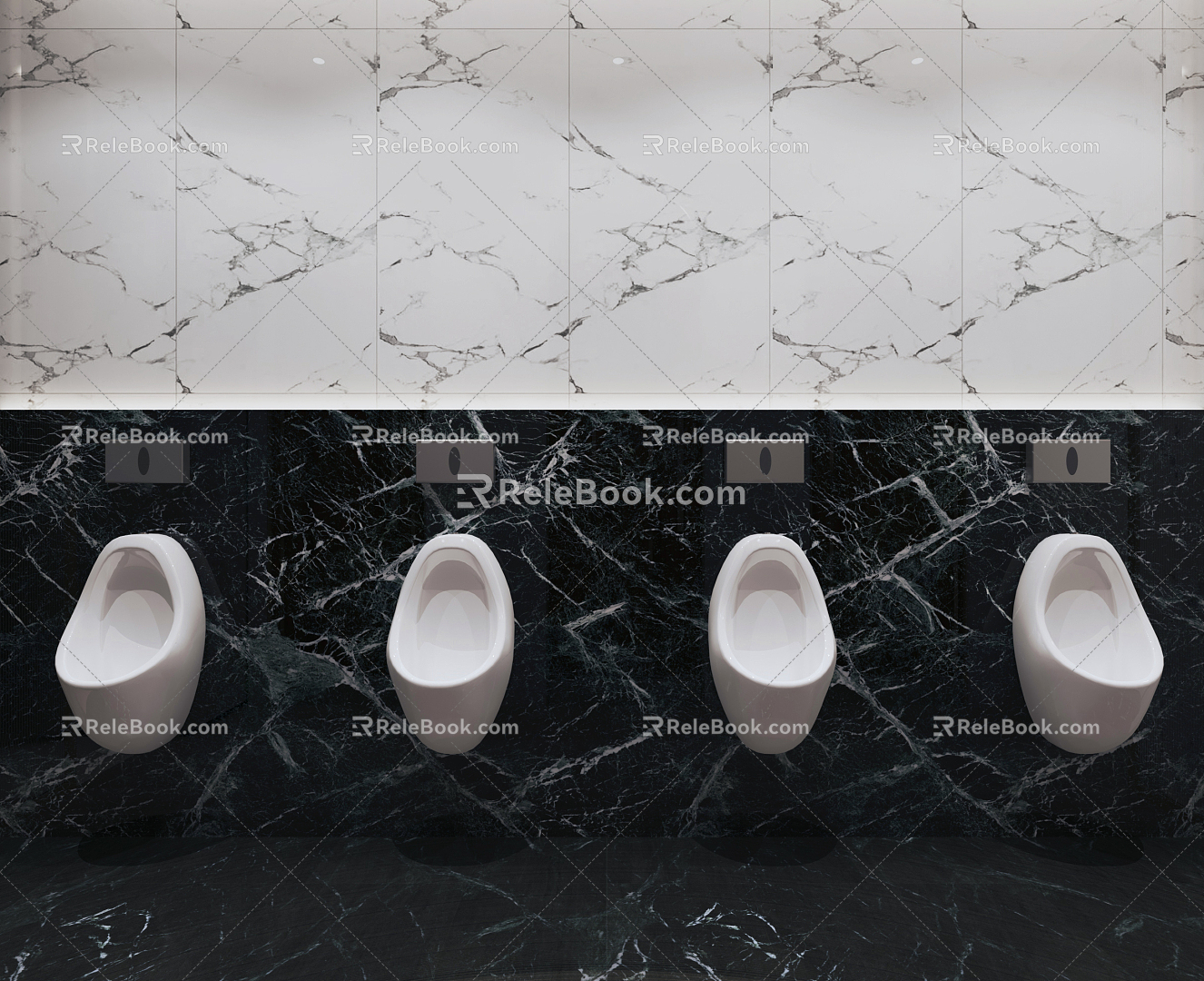 Modern urinal urinal 3d model