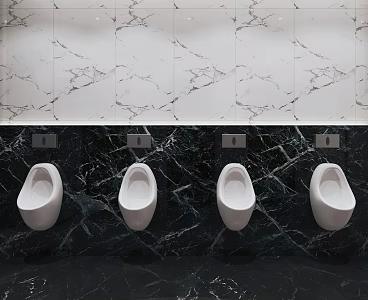 Modern urinal 3d model