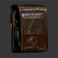 Vintage Brown Leather Cases With Classic Metal Clasps And Retro Design