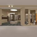 Fashionable Clothing Store Interior Design With Mannequins Display Racks And Elegant Decor