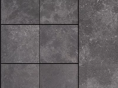 Durable Gray Square Tiles With Textured Surface For Modern Interior Design 3d model
