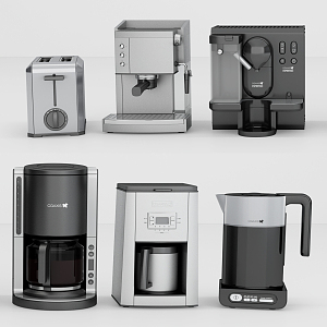 Modern coffee machine coffee machine water heater combination 3d model