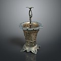 Candlestick Silver Candlestick Copper Candlestick Classical Candlestick 3d model