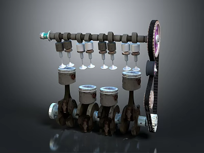 Modern Sports Equipment With Adjustable Handles And Weight Plates For Home Fitness Training 3d model