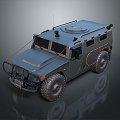 Bulletproof Car Armed Jeep Armed Car Armed Bulletproof Car Military Jeep Off-road Jeep Humvee 3d model