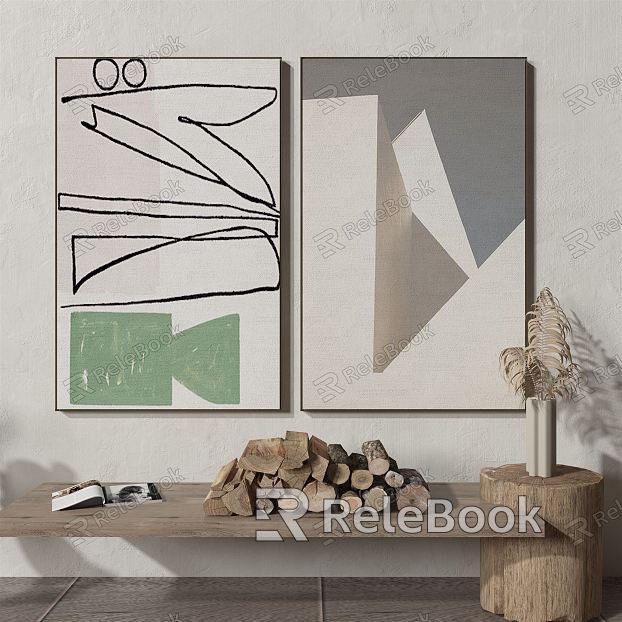 modern abstract painting abstract decorative painting model