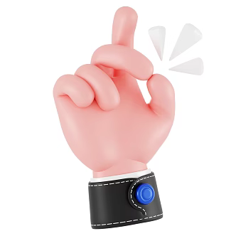 Modern Small Hand Cartoon Small Hand Animation Small Hand 3d model