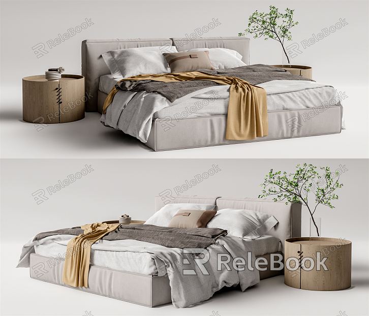 Modern Double Bed model