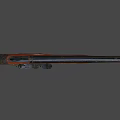Antique Pistol With Engraved Details Vintage Design Wooden Grip And Metal Components