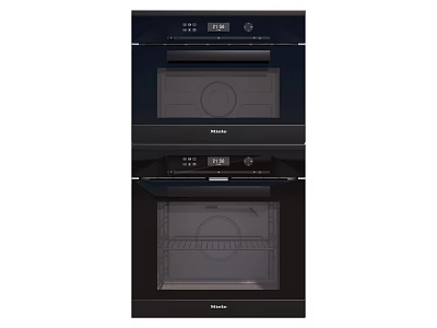 MIELE Black Built In Double Ovens Modern High Quality Kitchen Appliances 3d model