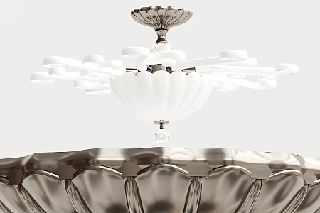 European chandelier classical chandelier 3d model