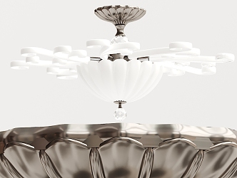 European chandelier classical chandelier 3d model