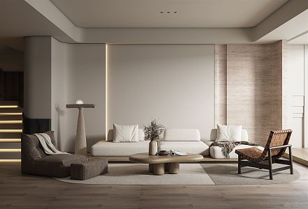 The Silent Living Room 3d model