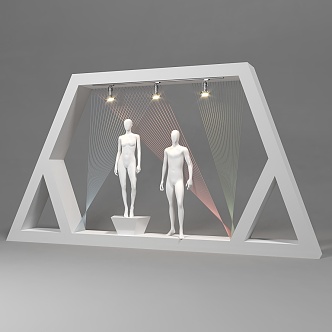 Modern Model Window 3d model