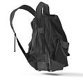 Durable Black Backpack With Comfortable Straps And Multiple Pockets For Daily Use