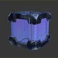 Capsule Box Science Fiction Box Science Fiction Box Science Fiction Box High-tech Box Plastic Box Container 3d model