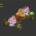 Modern Racing Abandoned Racing 3d model