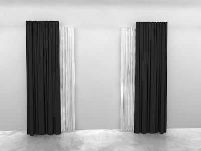 Curtains 3d model