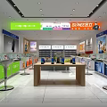 Mobile phone store 3d model