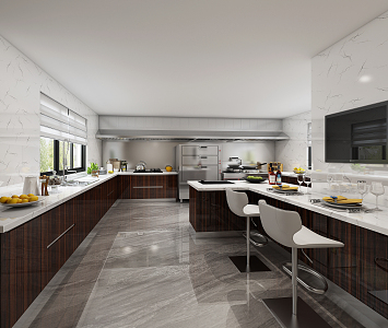 Modern Kitchen 3d model