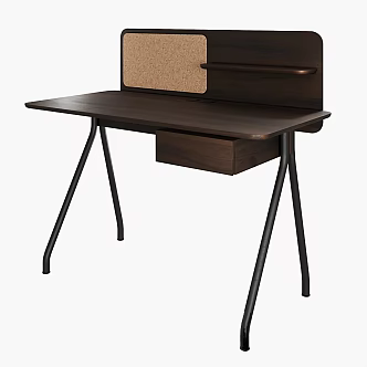 Solid Wood Desk Industrial Style Desk Nordic Desk Computer Desk Solid Wood Desk Creative Desk Creative Desk Simple Desk Simple Office Desk 3d model